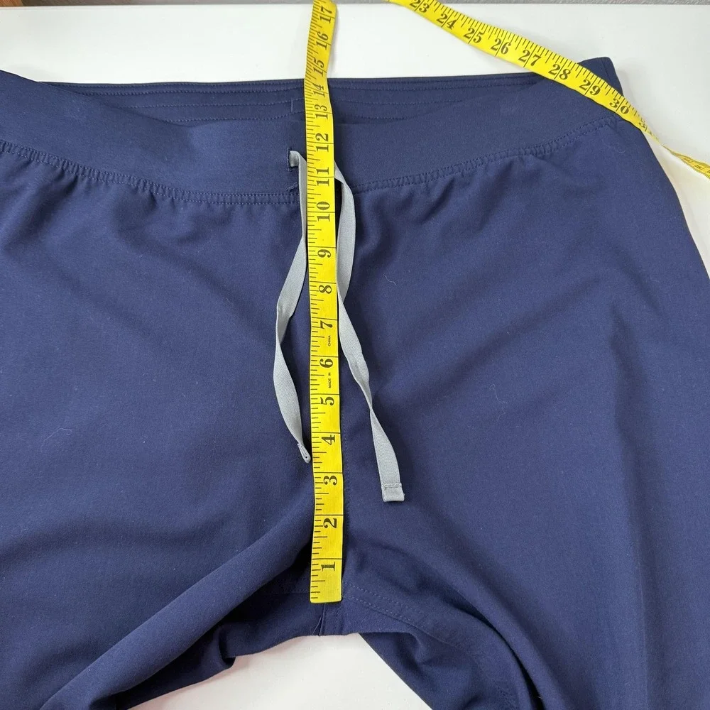 FIGS Technical Collection‎ Pants Mens XL Blue Navy Scrub Drawstring Straight Leg